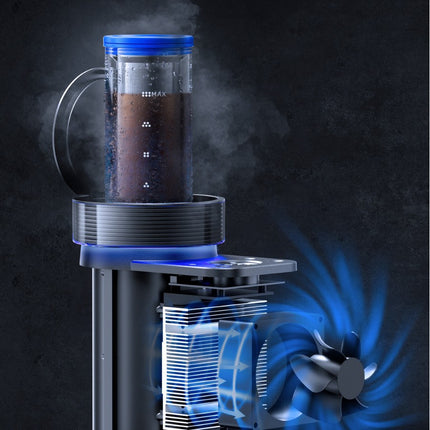 Portable Electric Beverage Cooling Cup with Digital Display for Soda Beer Wine and Drinks