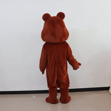 Full Body Plush Cartoon Bear Adult Mascot Outfit for Events Promotions