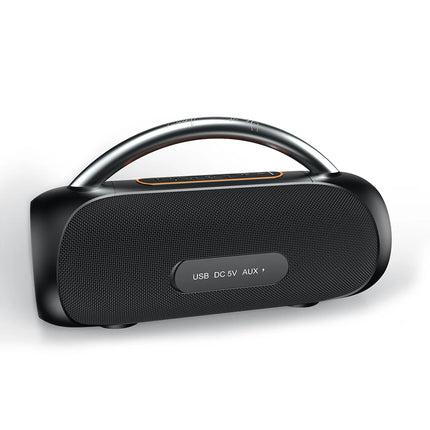 High-Power Portable Bluetooth Speaker with LED Lights, 60W Stereo Sound, Waterproof & Rechargeable