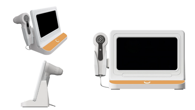 Portable 10 Inch LCD Skin and Scalp Analyzer with 50x 200x Zoom AI Detection