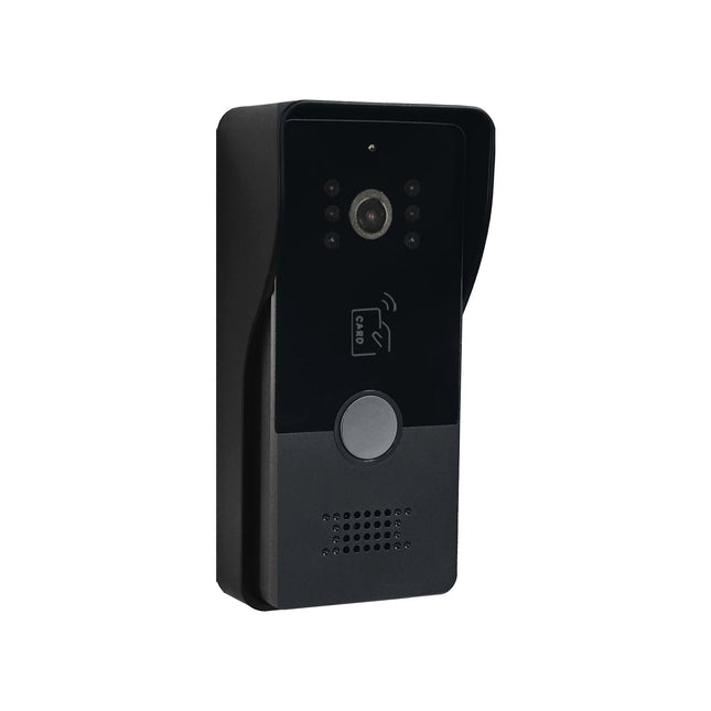 Smart 2-Wire Video Doorbell System with 7" Touch Screen & Remote Unlock