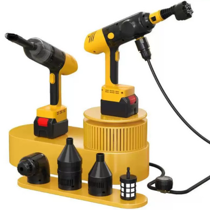 Cordless 4-in-1 Car Cleaning Kit with Vacuum, Blower & Air Pump