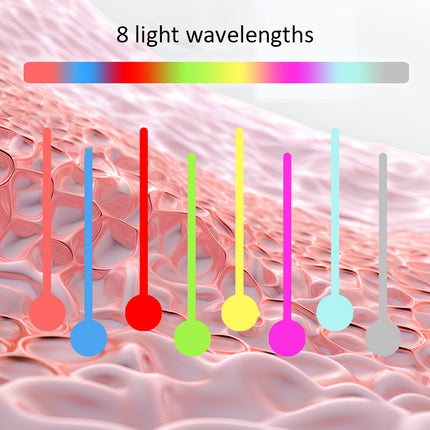 216 LED Red Light Relaxation Mask with LCD Display Portable Infrared Facial and Body Device