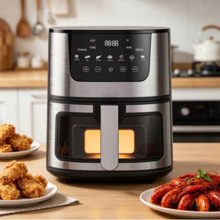 15L Large Capacity Air Fryer Oven with 1500W Rapid Heat Technology