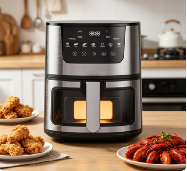 15L Large Capacity Air Fryer Oven with 1500W Rapid Heat Technology