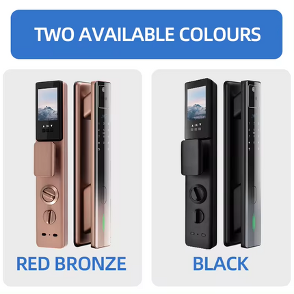 Smart Door Lock with 3D Face Recognition Fingerprint Password RFID Card and Tuya WiFi