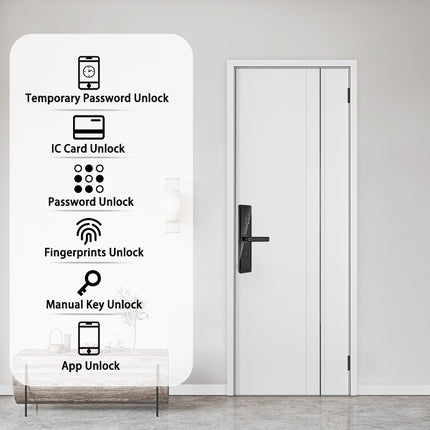 Tuya Smart Door Lock with Fingerprint Scanner, Password and RFID Card Access