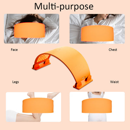 216 LED Red Light Relaxation Mask with LCD Display Portable Infrared Facial and Body Device