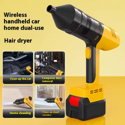 Cordless 4-in-1 Car Cleaning Kit with Vacuum, Blower & Air Pump