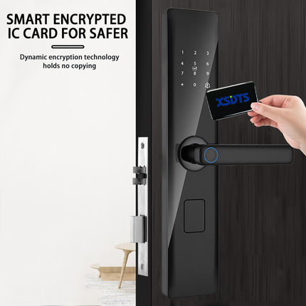 Tuya Smart Door Lock with Fingerprint Scanner, Password and RFID Card Access
