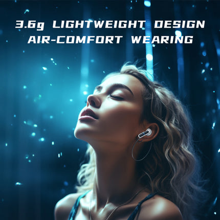 Wireless TWS In-Ear Earbuds with Low-Latency Game & Music Mode, 10mm Drivers