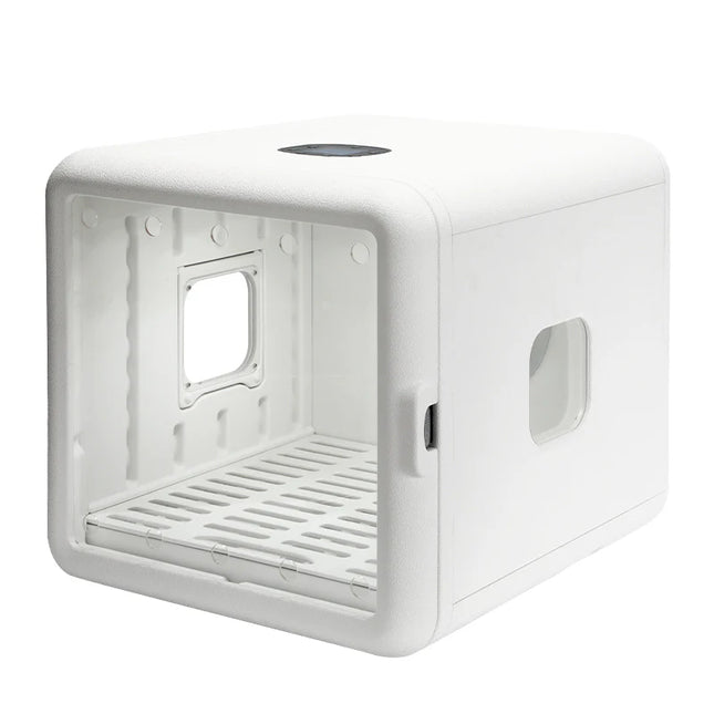 Spacious Full-View Pet Drying Chamber with Adjustable Heat and Rapid Airflow System