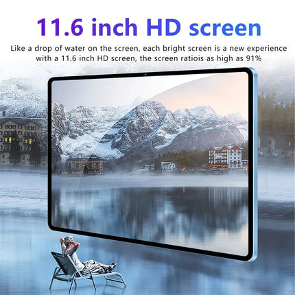 10-Inch Android Tablet with 8-Core Processor, 6GB RAM, 128GB Storage, Dual Cameras, HD Display, and Long Battery Life