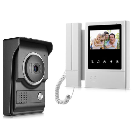 4.3" Indoor Video Monitor with Intercom, Door Unlock, and Night Vision