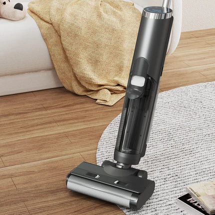 Cordless Wet & Dry Floor Cleaner with Single Roller, PTC Quick-Dry & Digital Display