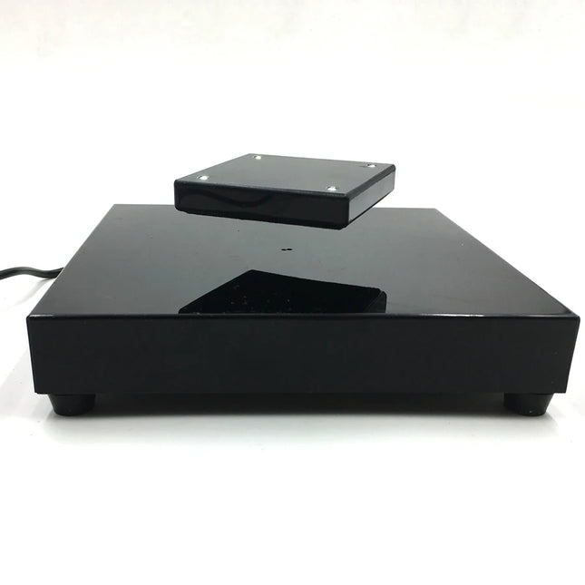 LED Illuminated Magnetic Levitation Display Stand Wireless Rotating Platform for Jewelry Watches and Collectibles
