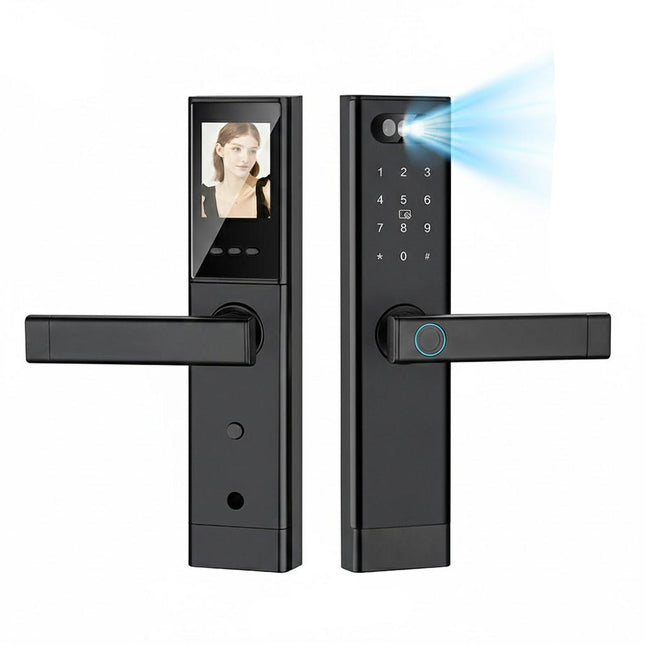 Smart Door Lock with 3D Face Recognition, Fingerprint Access and Indoor Display