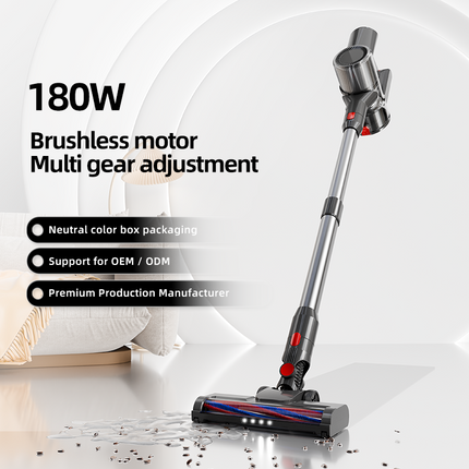 Portable Stick Vacuum Cleaner 25KPa Powerful Suction 3-Speed Lightweight Design for Daily Cleaning