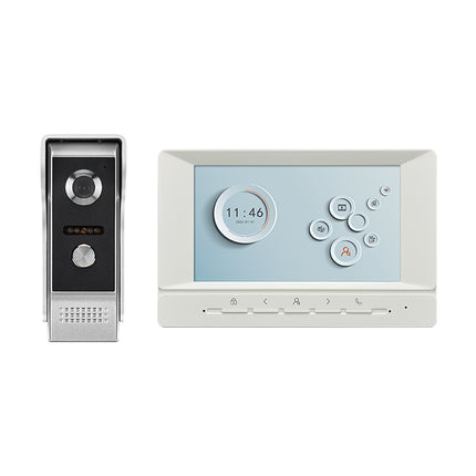 Smart Video Intercom System with 7" Display, Handfree Calling, Door Unlock, Night Vision Camera
