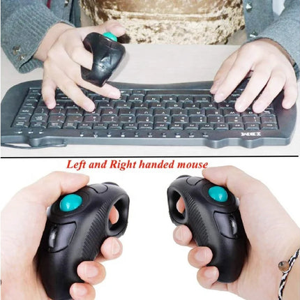 USB Wired Trackball Mouse with Ergonomic Design for PC & Notebook