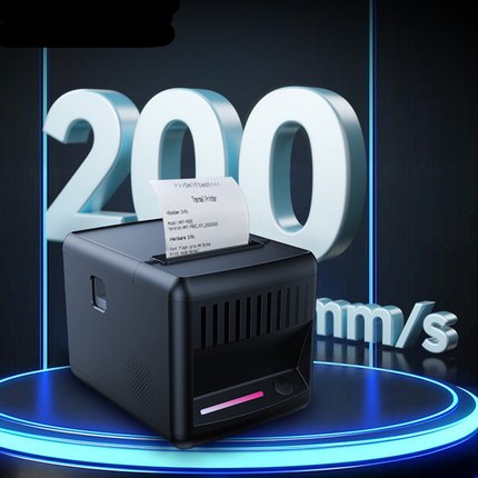 80mm Thermal Receipt Printer with Auto Cutter, USB & LAN Ethernet