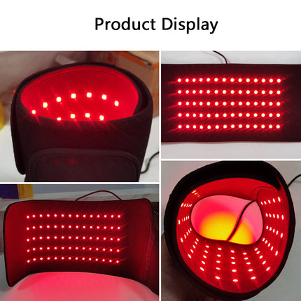 LED Light Relaxation Waist Belt Red Infrared 70 Bead Timer Adjustable