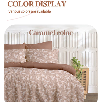 Luxury Geometric Jacquard Polyester Comforter Set 3-Piece King Queen All-Season Bedding
