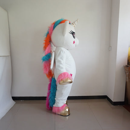 Adult Inflatable Unicorn Costume for Parties Holiday Mascot Outfit
