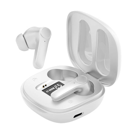 Wireless AI Translation Earbuds Low-Latency Compact In-Ear Design Digital Battery Display