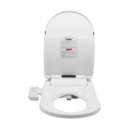 Electric U-Shape Smart Toilet Seat with Posterior & Feminine Wash, Heated Seat, Warm Air Dryer, Display Screen, IPX4 Waterproof