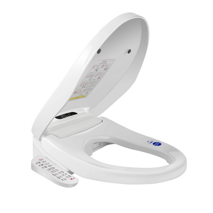 Smart Bidet Toilet Seat with Feminine Wash, Warm Seat, LED Night Light, and Self-Cleaning Nozzle