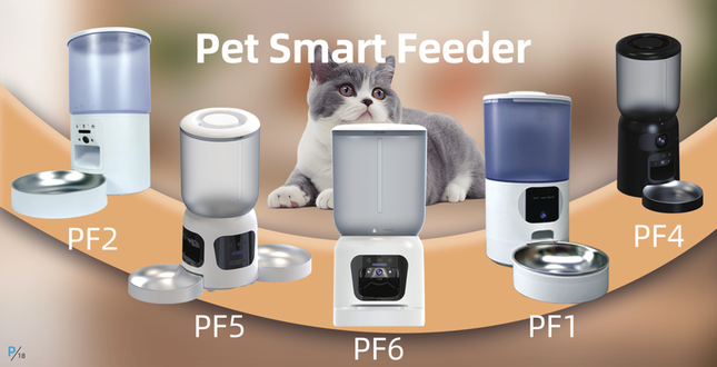 Automatic Pet Feeder with 3MP Camera Night Vision App Control 6.5L Capacity