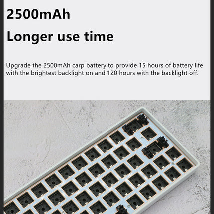 64-Key Hot-Swap Mechanical Keyboard Kit with RGB Backlighting