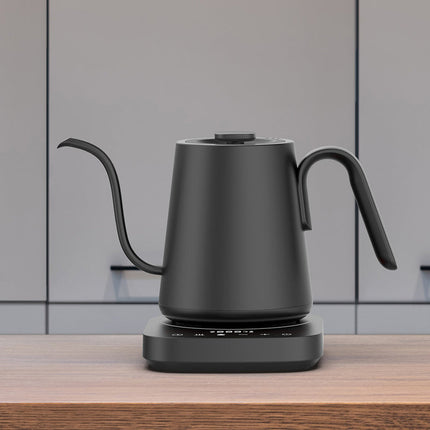 Stainless Steel Gooseneck Electric Kettle with LED Temperature Display and Keep Warm Function