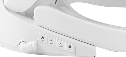 Smart Bidet Toilet Seat with Warm Seat, Dual Wash, Drying Function, and Remote Control