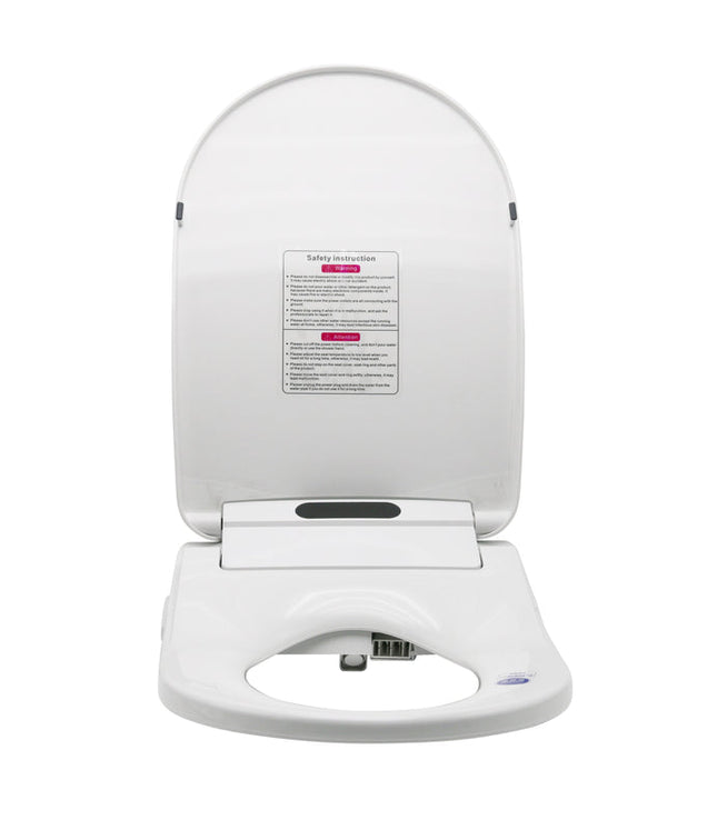 Smart U-Shape Toilet Seat with Remote Control, Bidet Function, Warm Air Dryer, Night Light