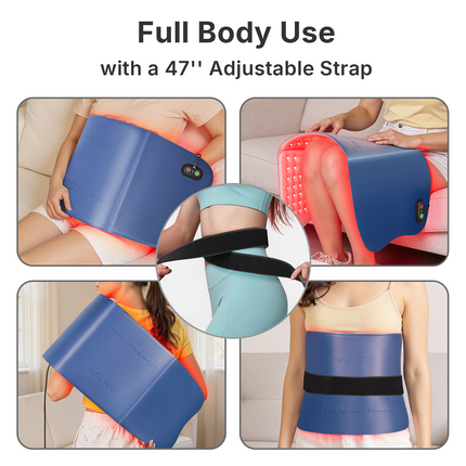 Near Infrared Red Light Relaxation Wrap Pad 264 LED Full Body Flexible Belt