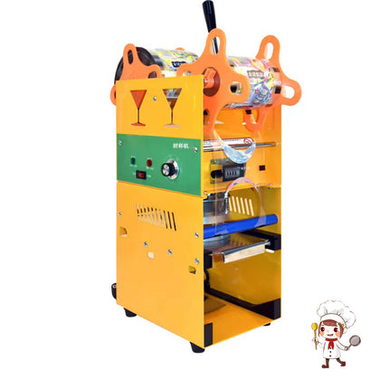 Semi Automatic Drink Cup Sealing Machine for Cafes Juice Bars and Small Businesses