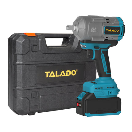Heavy Duty Cordless 21V Impact Wrench Brushless Motor 1/2 Square Drive Powerful Torque