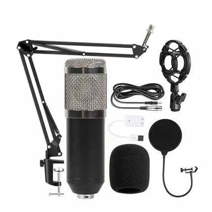 Professional Studio Microphone Kit with V8S Audio Interface and Voice Effects