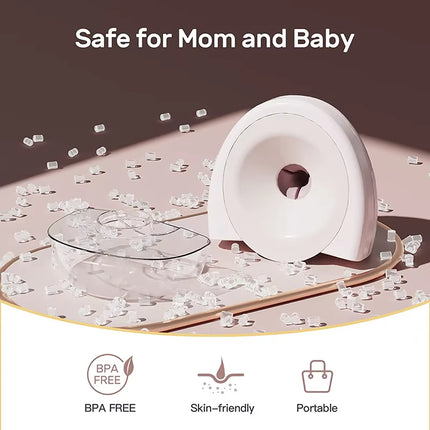 Portable Rechargeable Hands-Free Electric Breast Pump with Wireless Design and Medium Flow Control