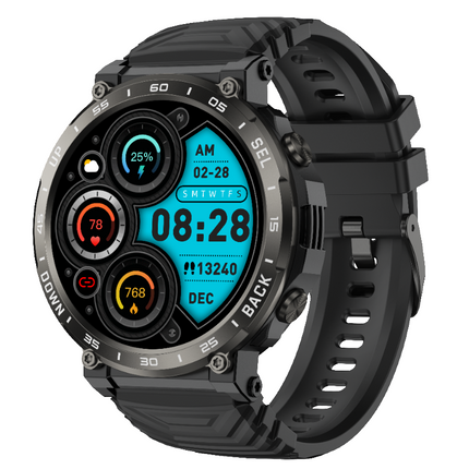 Waterproof Sport Smartwatch with Bluetooth Call Music Fitness Tracking
