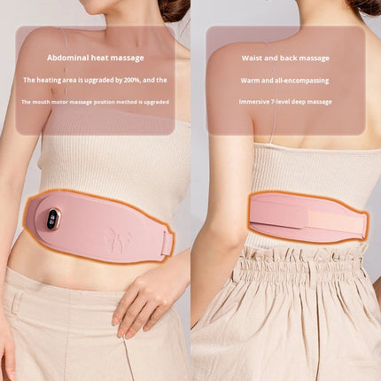 USB Heating Period Support Belt – 5 Temperature Modes (Soft Pink)