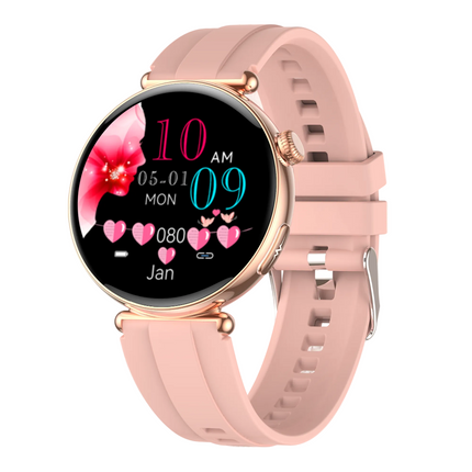 Round Touch Screen Smart Watch with Bluetooth Calling, Heart Rate & Activity Tracker
