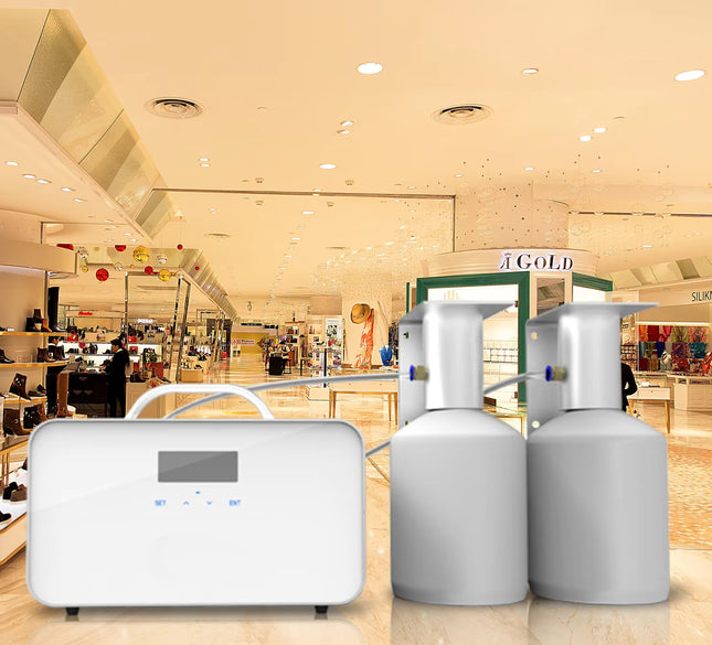 Premium Metal Commercial Aroma Diffuser with Bluetooth Control for Spaces up to 1700m²