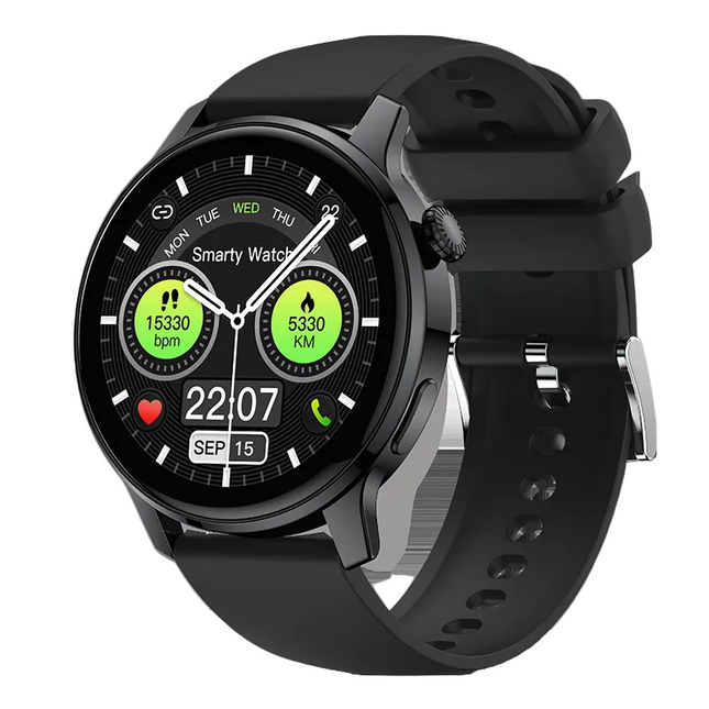 Rechargeable Smart Watch with Step Counter, Calorie Tracking, Music Control & Weather Alerts