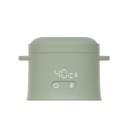 Portable Smart Food Warmer Bowl 420ml Stainless Steel with Touch Control & Rechargeable Battery