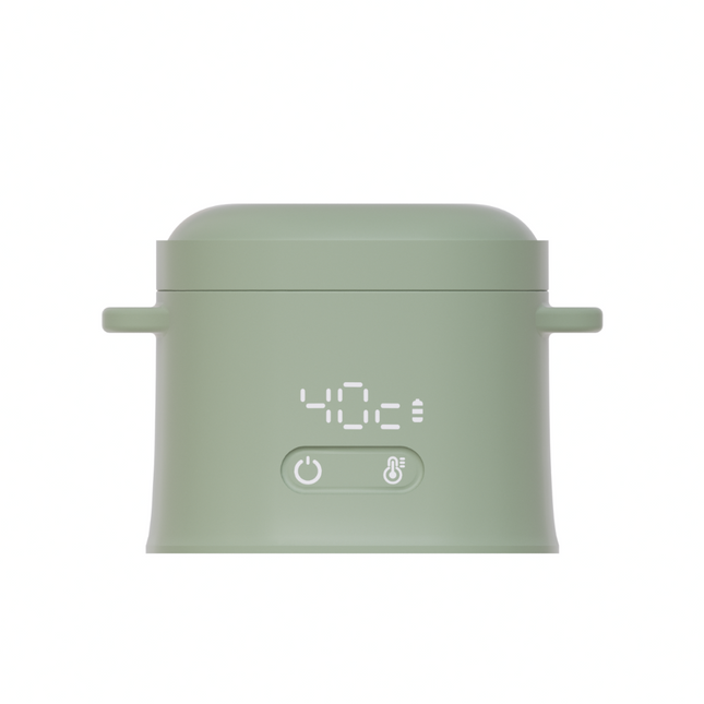 Portable Smart Food Warmer Bowl 420ml Stainless Steel with Touch Control & Rechargeable Battery