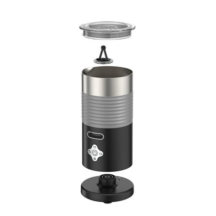 Stainless Steel Electric Milk Frother, Automatic Hot & Cold Foam Machine (Cappuccino/Latte)