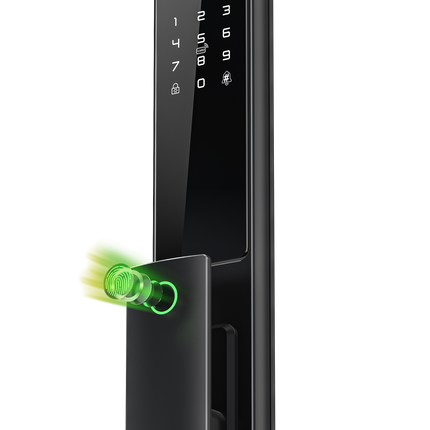 Tuya Smart Door Lock with 3D Face Recognition Indoor Display and Multiple Unlock Methods